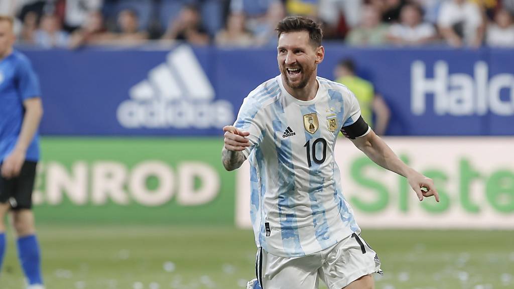 Lionel Messi war von Estland nicht zu stoppen.