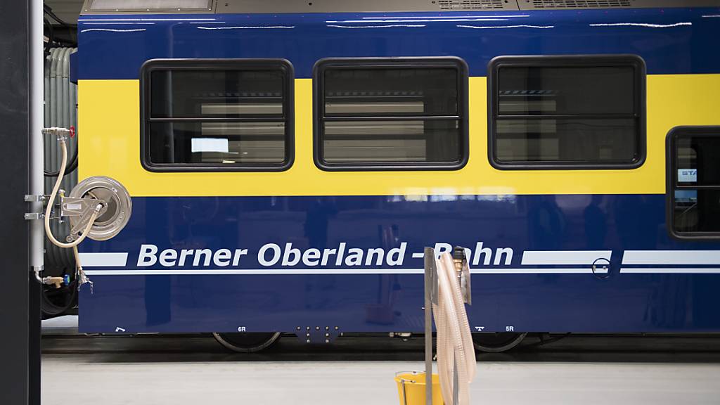 Bahnstrecke im Berner Oberland wegen Bauarbeiten gesperrt