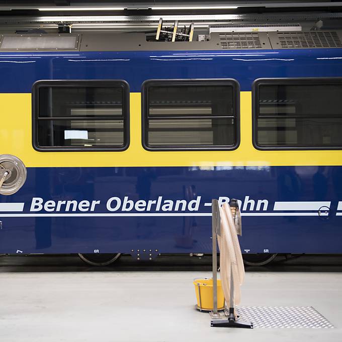 Bahnstrecke im Berner Oberland wegen Bauarbeiten gesperrt