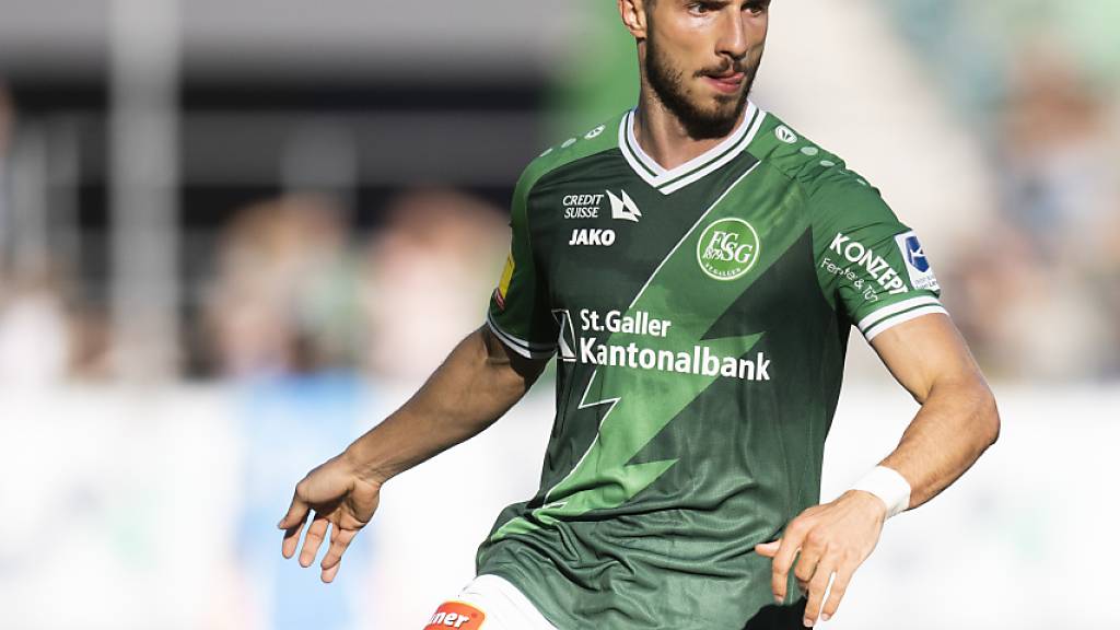 Sucht sein fussballerisches Glück in der Bundesliga: St. Gallens Leonidas Stergiou
