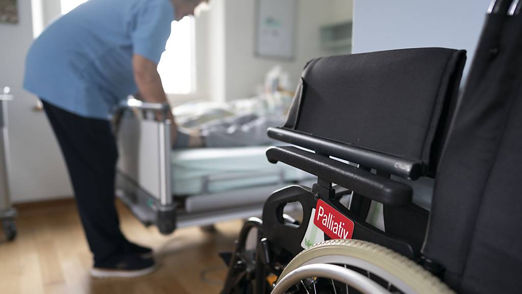Blick in eine Palliativstation im Kanton Zürich. (Archivaufnahme)