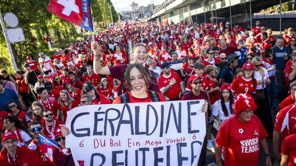 Die Fans loben Géraldine Reuteler