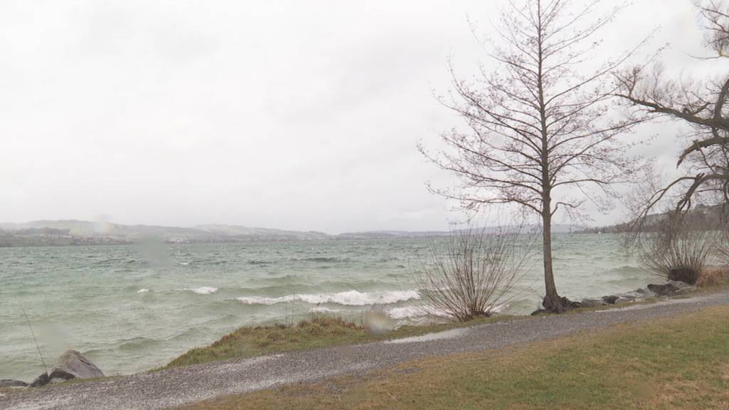 Fast wie am Meer: Kitesurfer auf dem Sempachersee