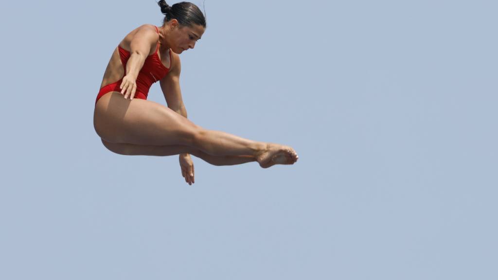 Morgane Herculano wirbelt durch die Luft