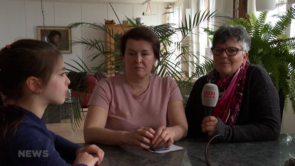 Immer mehr ukrainische Flüchtlinge kommen in der Schweiz an