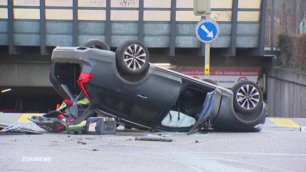 Mann (37) geht nach Unfall in Winterthur mit Messer auf andere Menschen los