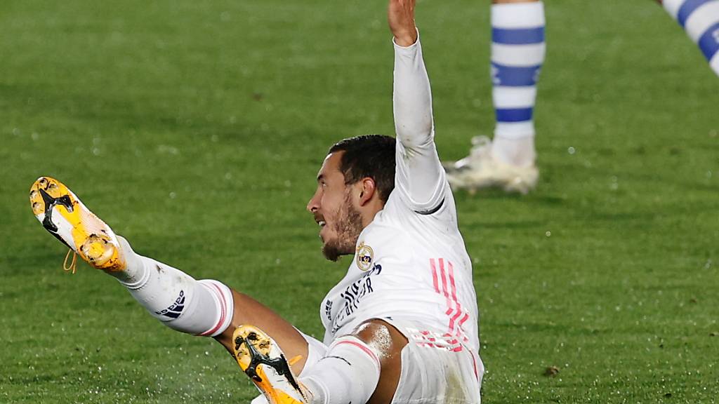 Real Madrids Stürmer Eden Hazard ist wieder verletzt - diesmal am Oberschenkel