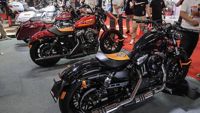 Harley Davidson-Bikes finden reissenden Absatz