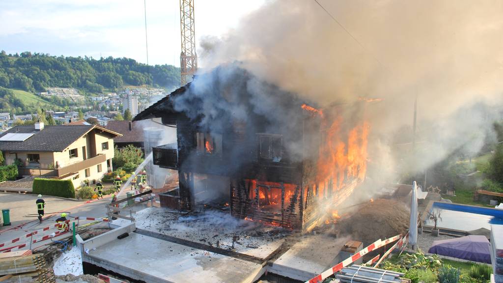 Malters: Wohnhaus ausgebrannt