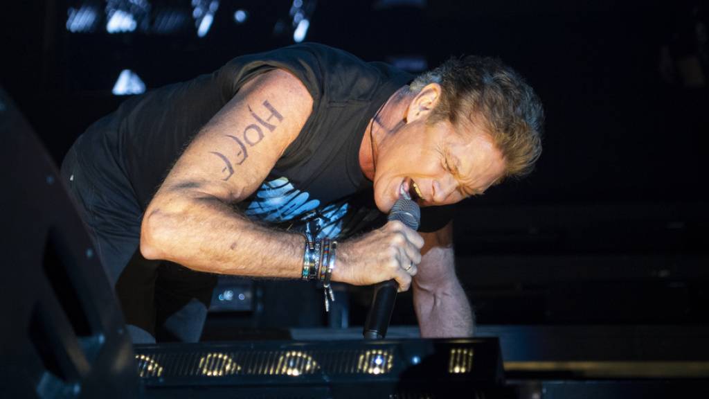 Der US-Sänger und Schauspieler David Hasselhoff hat auf seiner «Freedom! The Journey Continues Tour 2019» in Zürich Halt gemacht - und wollte nicht mehr gehen. (Keystone/Ennio Leanza)