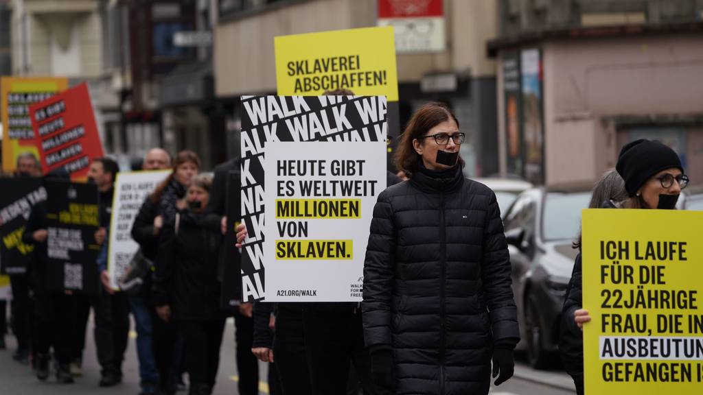 «Walk of Freedom»: Proteste gegen Menschenhandel finden grossen Zuspruch