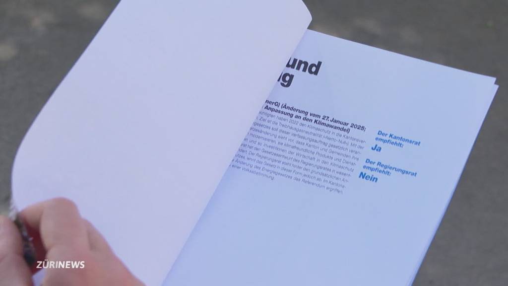 Zürcher Regierungsrat sagt Nein zum Energiegesetz – Kritik von links, Applaus von rechts