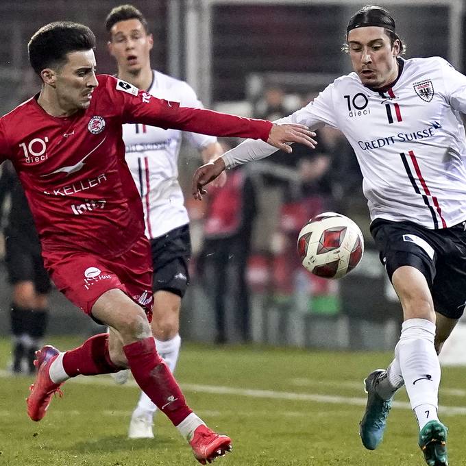 Der FC Aarau verliert spektakuläres Spitzenduell gegen Winterthur kurz vor Schluss