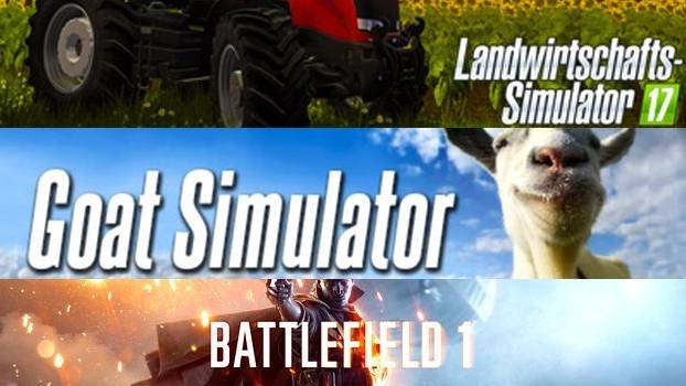 Der Landwirtschaftssimulator 2017 hat Battlefield 1 in den Gaming-Charts überholt. Doch der Geissensimulator stellt zurecht beide in den Schatten.