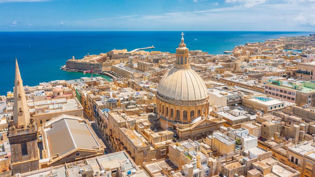 Die maltesische Hauptstadt Valletta.