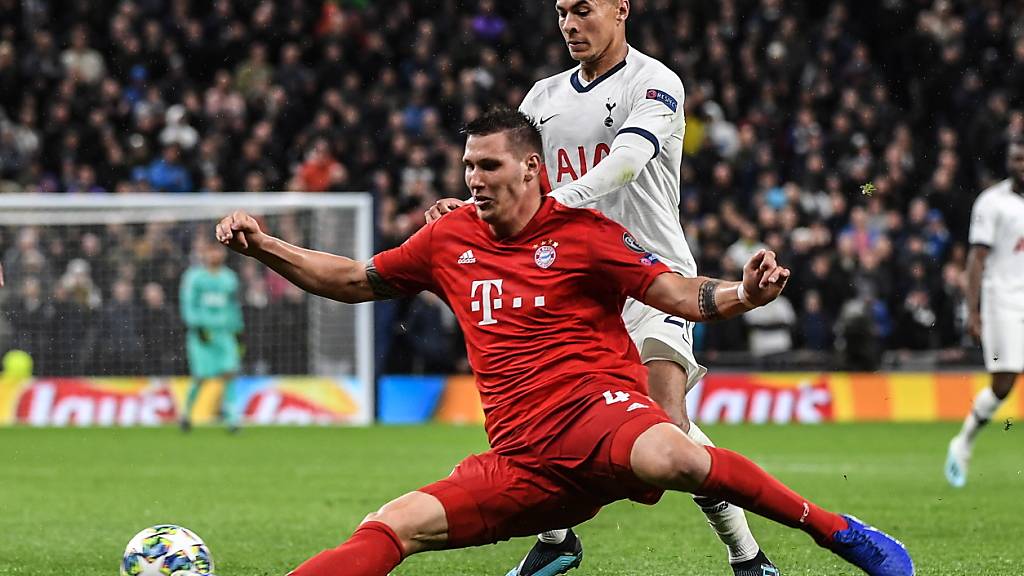 Bayern Münchens Abwehrchef Niklas Süle, hier im Champions-League-Spiel gegen Tottenham Hotspur, fällt mit einem Kreuzbandriss mehrere Monate aus
