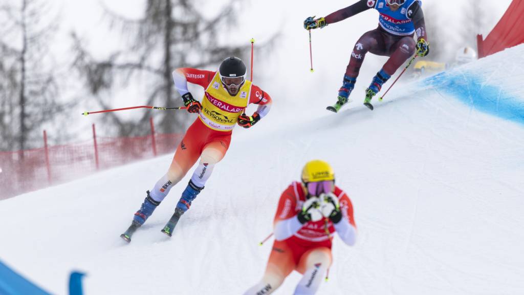 Gil Martin (gelbes Dress) ist in Val di Fassa als Sechster der beste Schweizer (Archivbild)