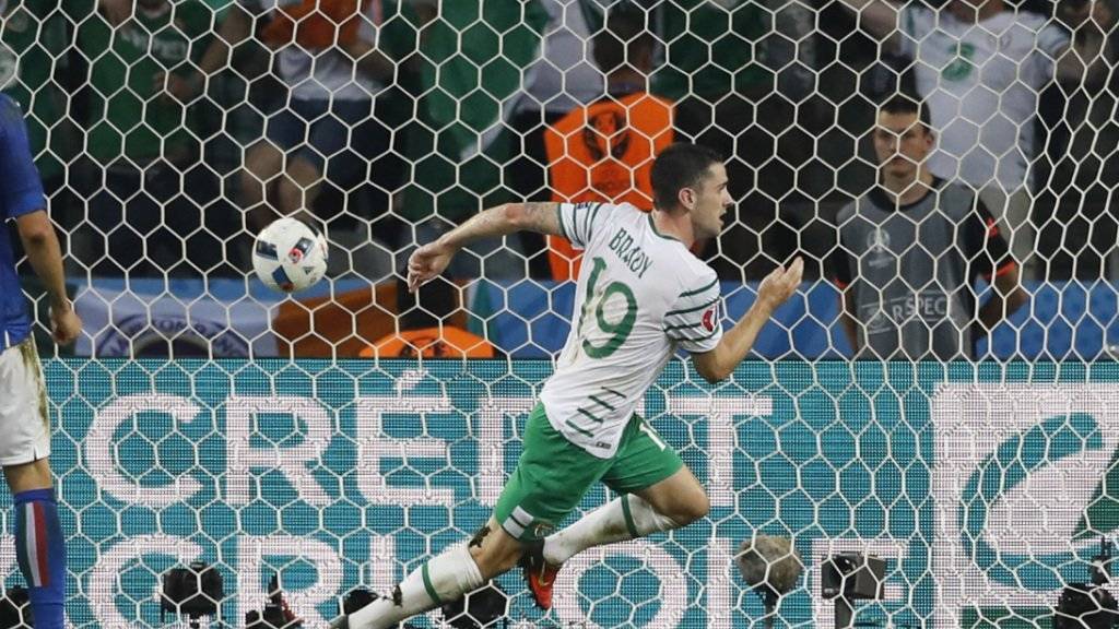 Entscheidendes Tor: Robbie Brady schiesst Irland gegen Italien in den Achtelfinal