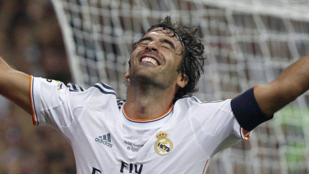 Raul traf 323 Mal für Real Madrid