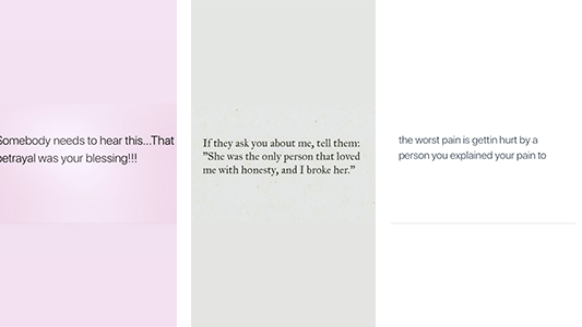 Mit diesen Posts beschreibt Khloé ihre momentane Gefühlslage. (Screenshots: Instagram/khloekardashian)