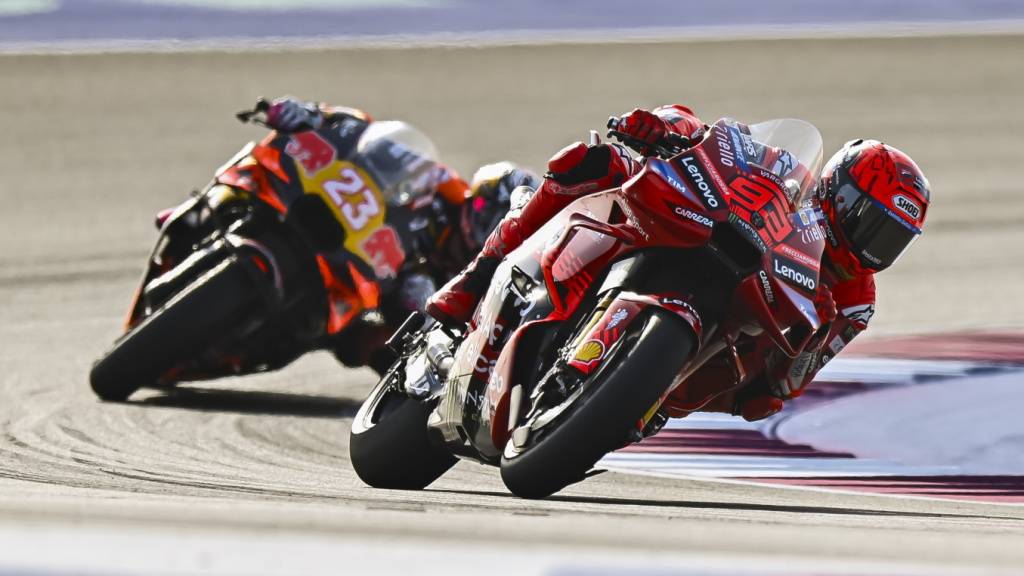 Marc Marquez fährt den Konkurrenten davon