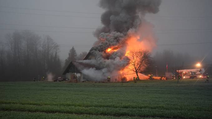 Einfamilienhaus in Rain abgebrannt