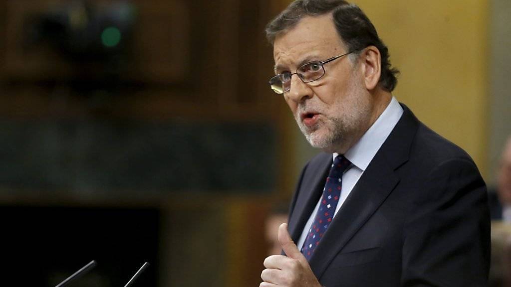 Mariano Rajoy, geschäftsführender Ministerpräsident Spaniens, bleibt nach zwei verlorenen Vertrauensabstimmungen weiter Kandidat für die Konservative Volkspartei.