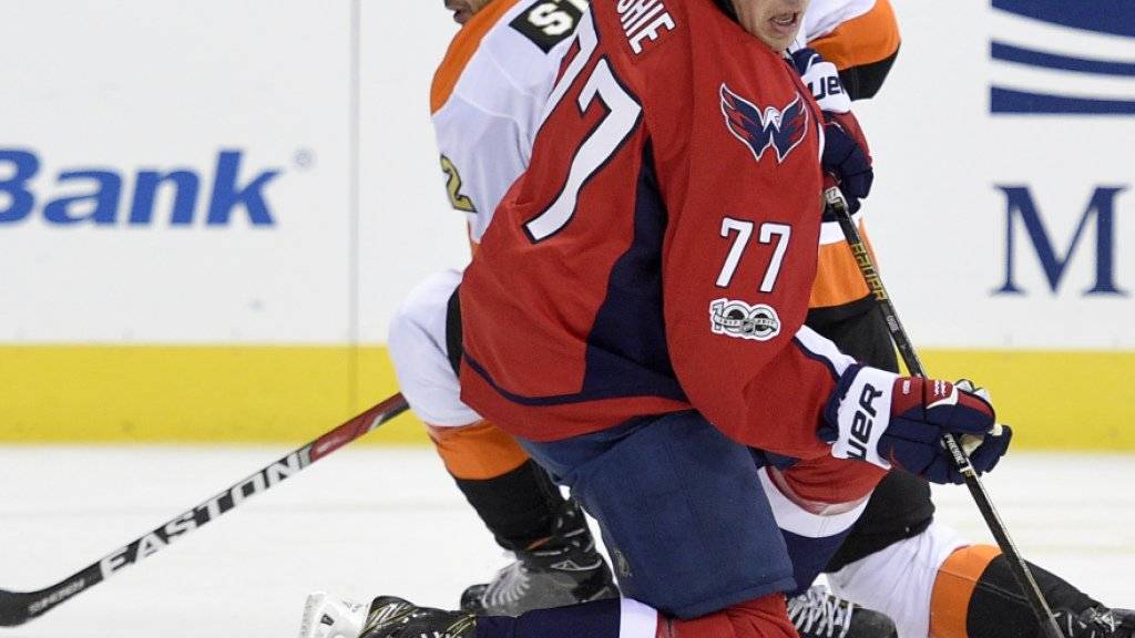 Mark Streit wurde übers Wochenende in der NHL in die Knie gezwungen