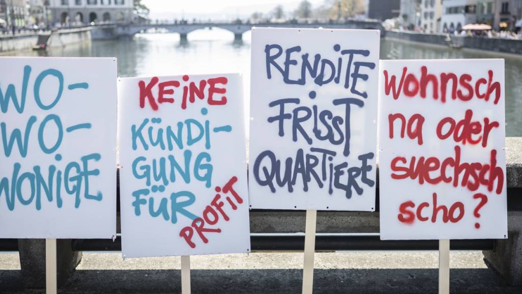 Das Thema Wohnungsnot und hohe Mieten steht auf Platz 1 des Stadtzürcher Sorgenbarometers. 83 Prozent der Befragten kritisieren die Stadt, weil diese nicht genügend dagegen unternehme. (Symbolbild)