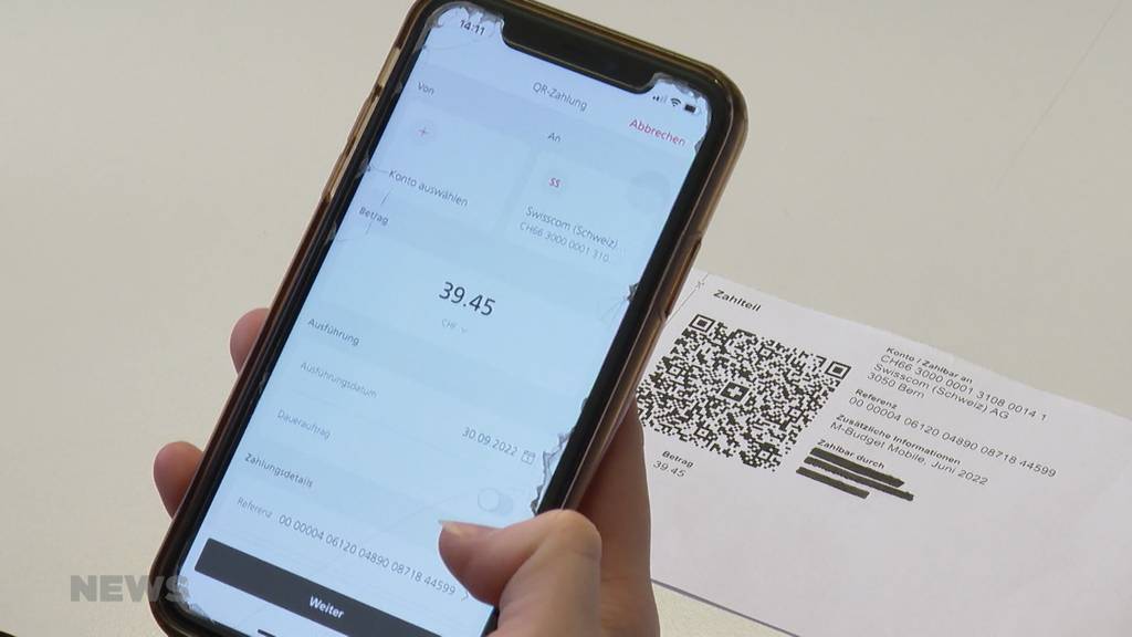 Einzahlungsscheine funktionieren nur noch mit QR-Code