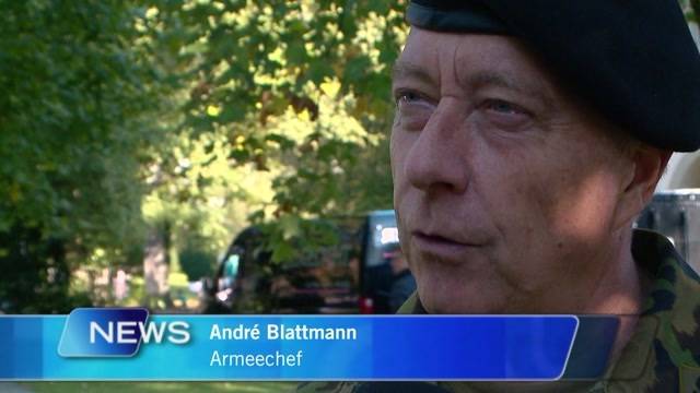 Armeechef gedenkt verunfalltem Soldaten
