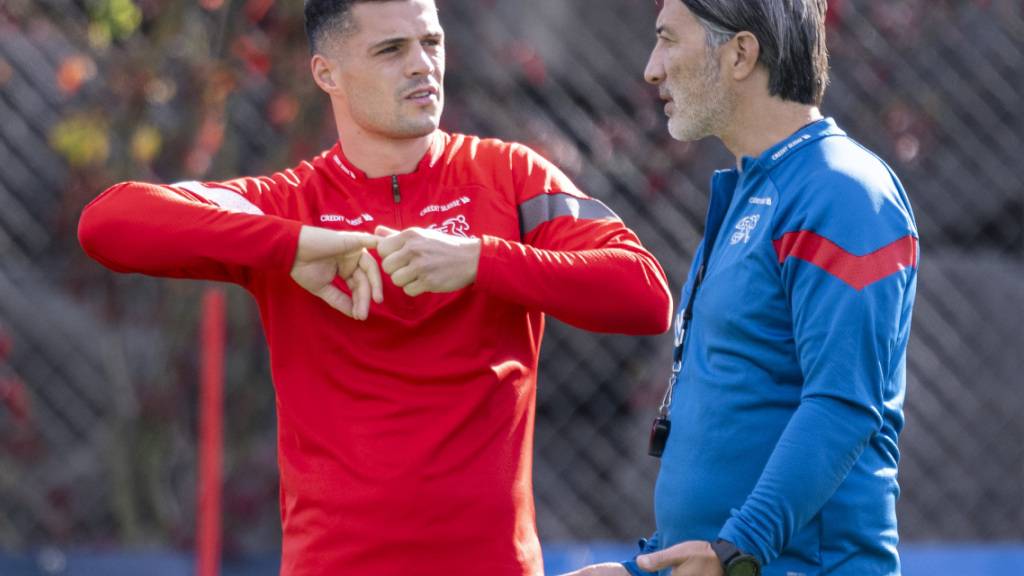 Noch wissen Captain Granit Xhaka und Trainer Murat Yakin nicht, wohin die Reise im November führt