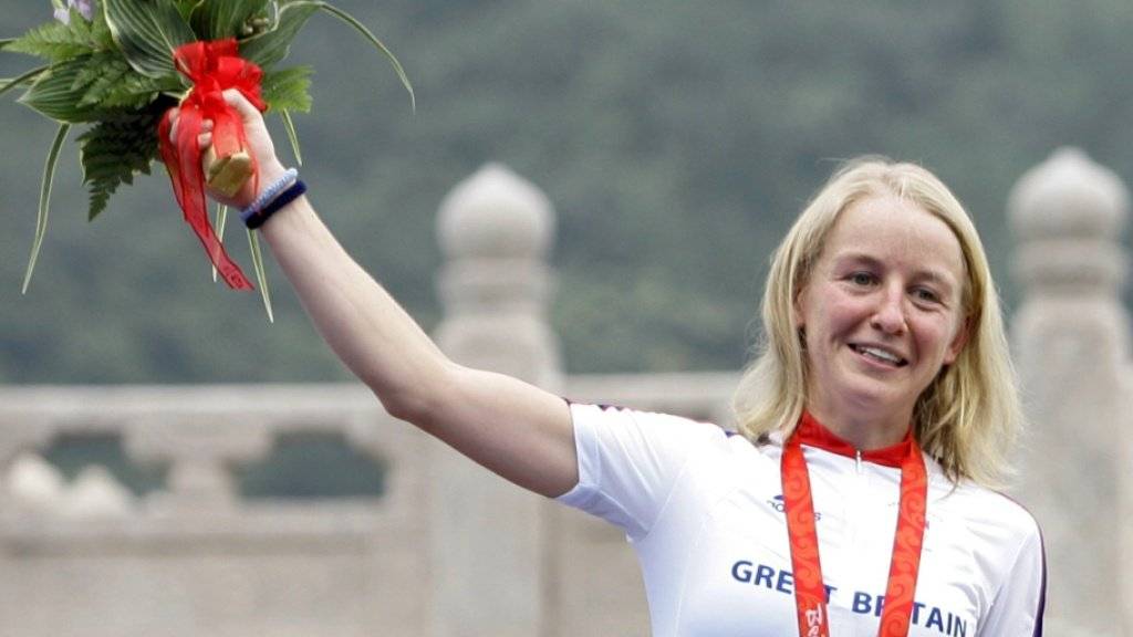 Silbermedaille 2008: In Peking wurde Emma Pooley, die heute im Kanton Zürich lebt, Zweite im Zeitfahren