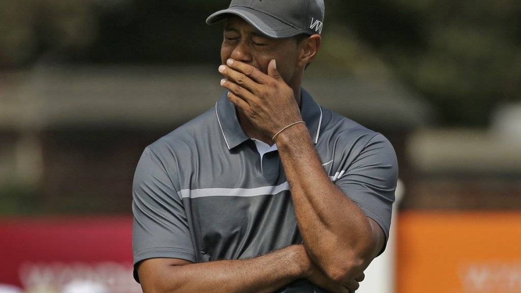 Tiger Woods spürt Leid und Schmerzen