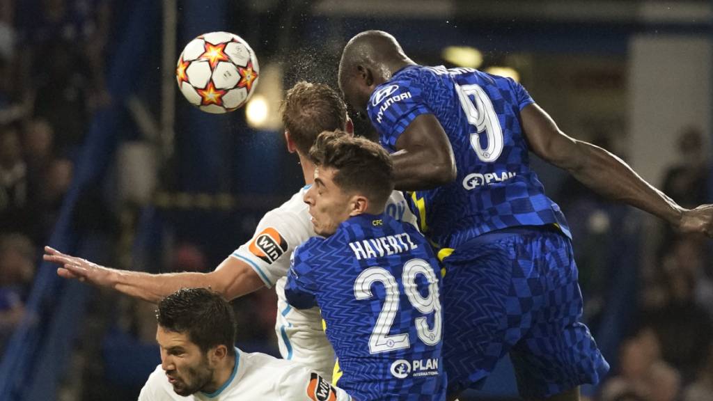 Der Neue steigt am höchsten: Romelu Lukaku köpfelt Chelsea zum Sieg gegen Zenit St.Petersburg.