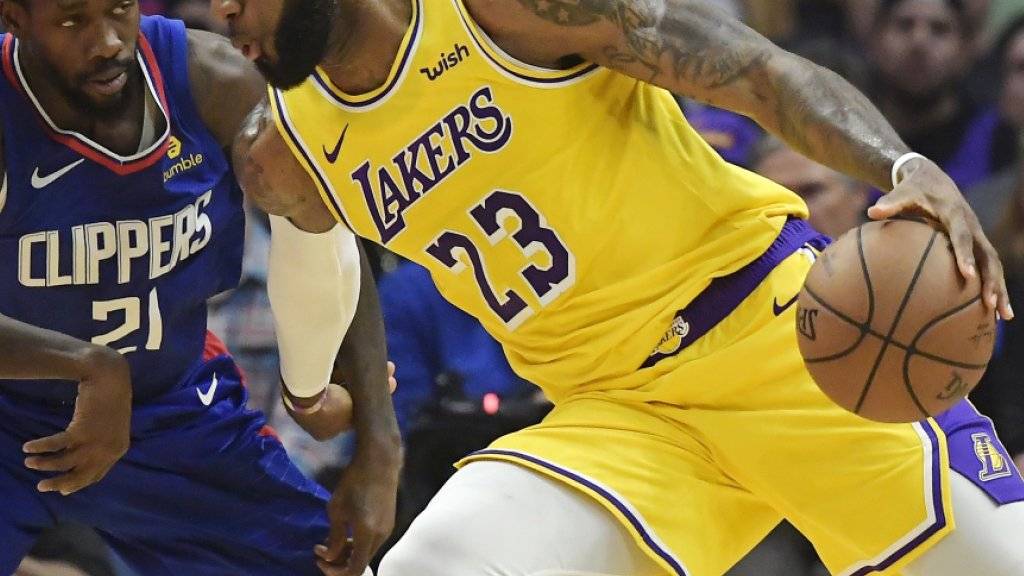 LeBron James is back: Der Superstar der Los Angeles Lakers kehrte nach einer Verletzungspause zurück