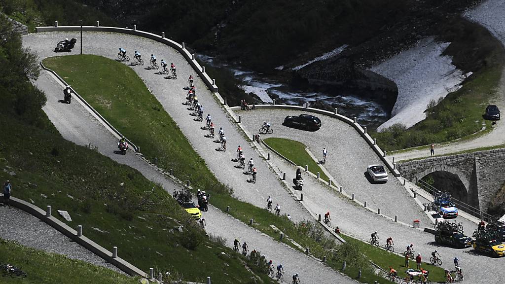 2019 führte die Strecke auf der alten Tremola-Strasse hoch zum Ziel am Gotthardpass