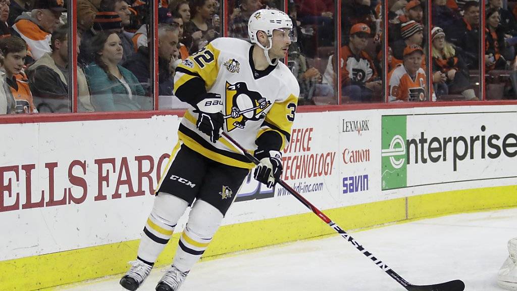 Mark Streit kam zu seinem ersten Playoff-Einsatz im Dress der Pittsburgh Penguins