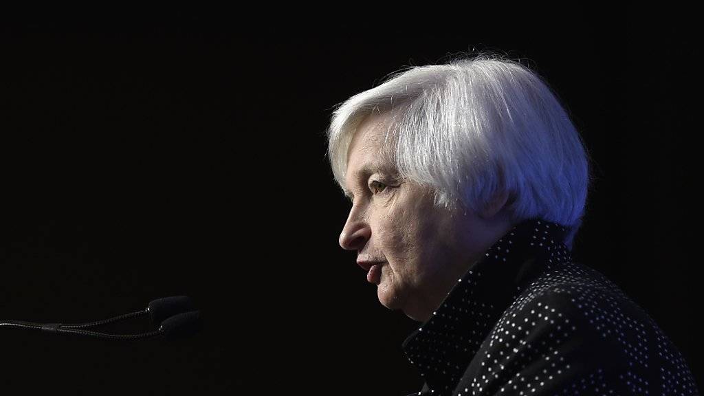 Wenn die Fed-Chefin Janet Yellen die Zinsen in den USA anhebt, dann ist das gut für die Schweiz. (Archiv)
