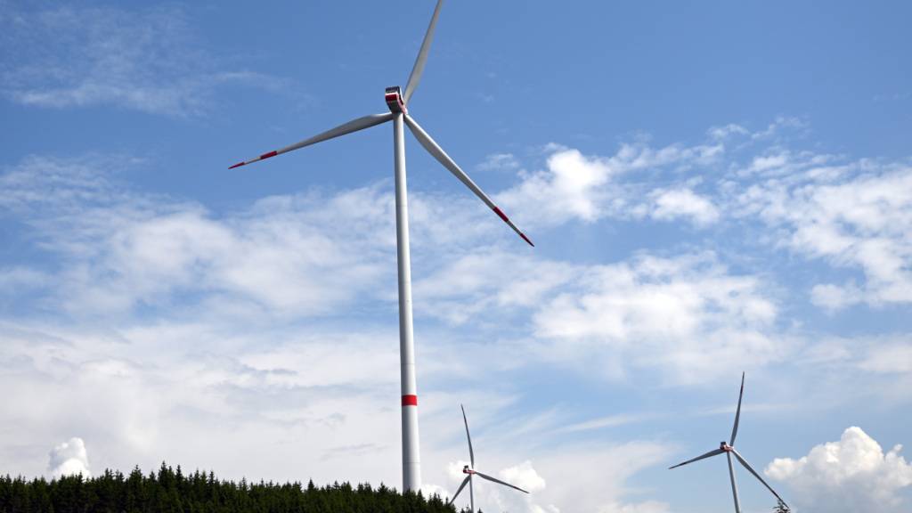 Die Axpo will im Kanton St. Gallen einen Windpark mit sieben Anlagen realisieren. (Symbolbild)