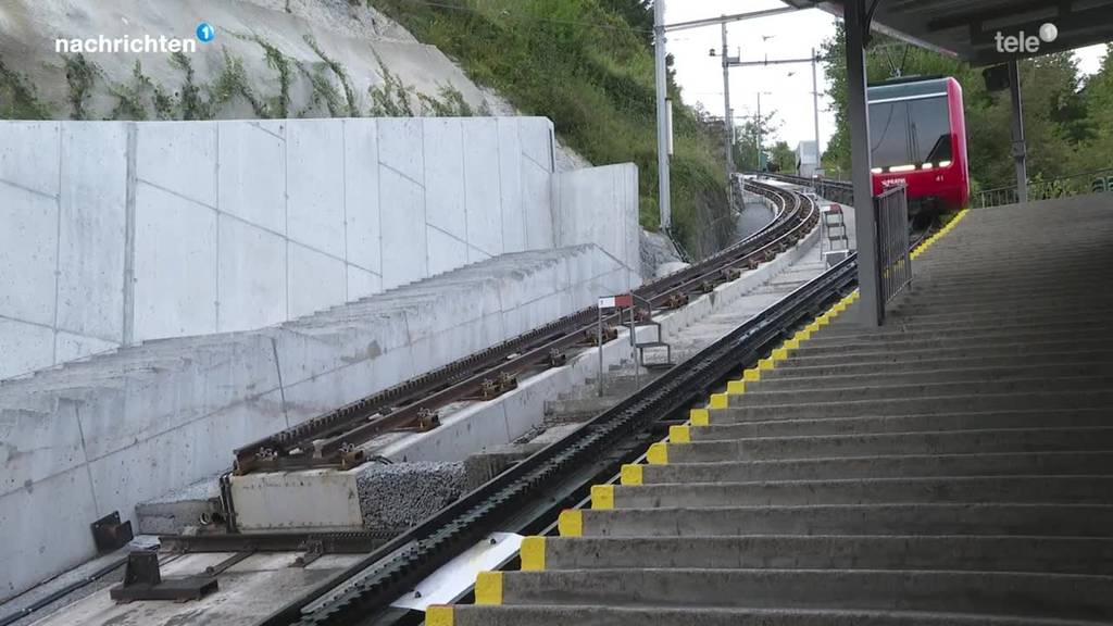 Pilatus Bahnen testet seine neuen Triebwagen