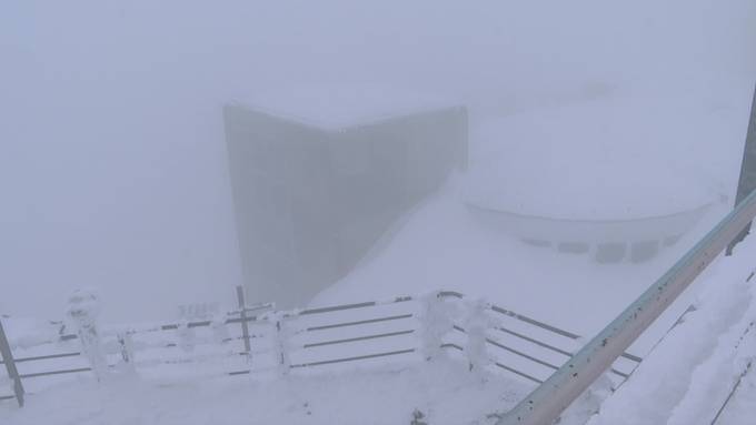 Auf dem Säntis liegt rekordverdächtig viel Schnee