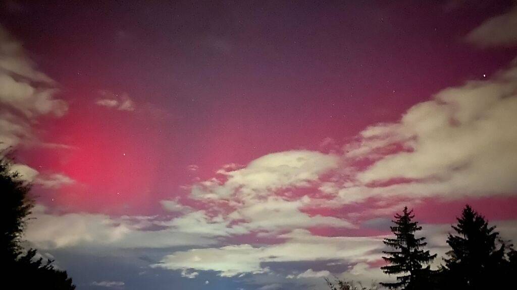 Polarlichter am Schweizer Himmel vereinzelt gesichtet