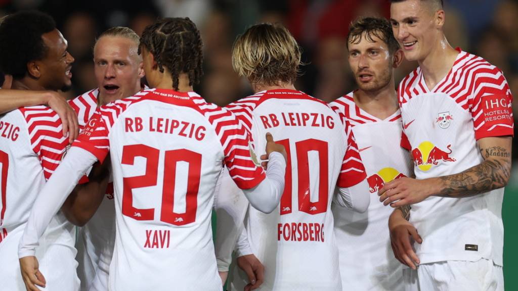 Leipzig feiert den Einzug in die nächste Cup-Runde