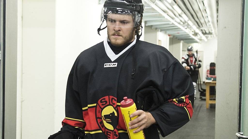 Christoph Bertschy trainierte im August noch mit Bern und steht nun vor dem NHL-Debüt bei Minnesota