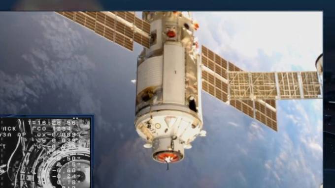 Zwischenfall nach Andocken von Forschungsmodul an Raumstation ISS