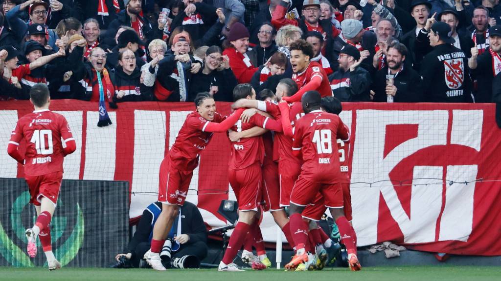 Nishan Burkart erzielte wieder ein Doppelpack für Winterthur