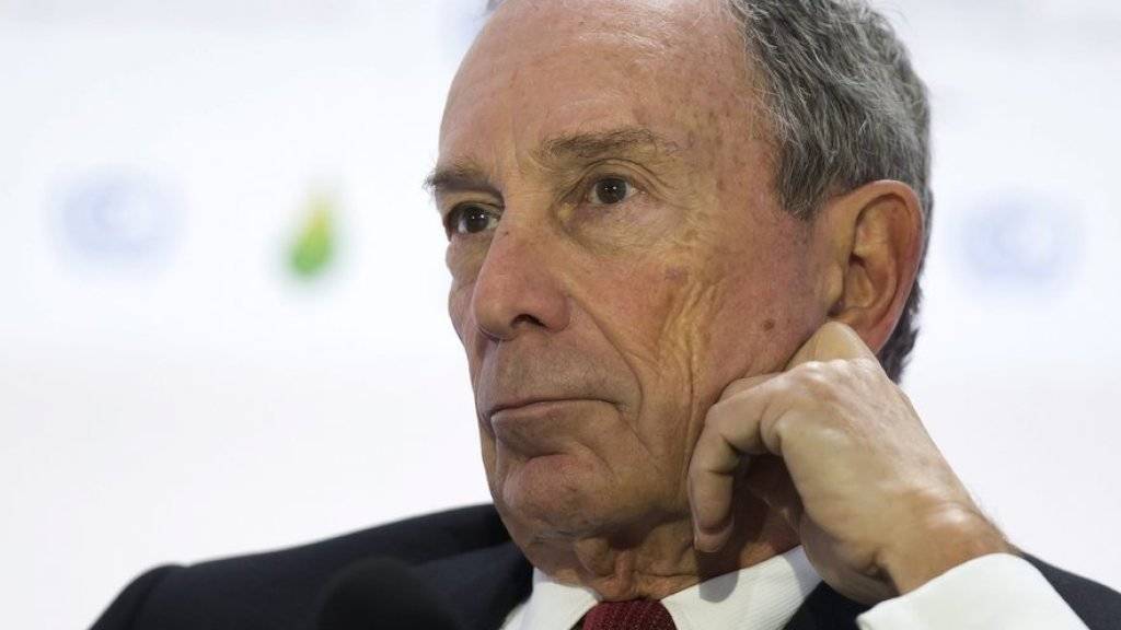 Der frühere New Yorker Bürgermeister und Milliardär Michael Bloomberg erwägt in das US-Präsidentschaftsrennen einzusteigen. (Archiv)