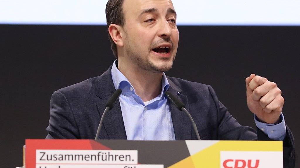 Verwechselte zwei Terrorfälle: Paul Ziemiak, der neu gewählte CDU-Generalsekretär.