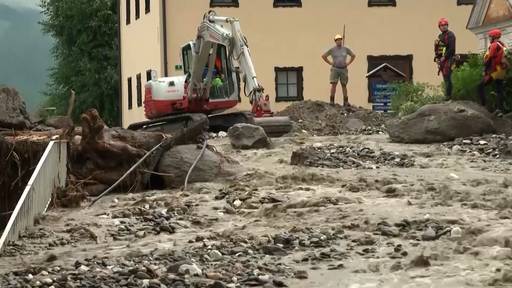 Eine Person verstirbt bei Unwetter in Österreich